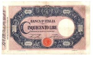 Italian Banknotes - REGNO D'ITALIA. Biglietti di Banca Vittorio Emanue...