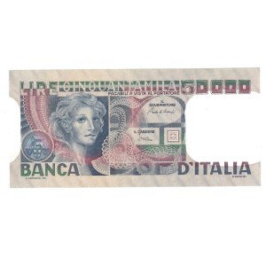 Italian Banknotes - ITALIAN REPUBLIC. Banknotes. 50,000 li...