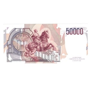Italian Banknotes - ITALIAN REPUBLIC. Banknotes. 50,000 li...