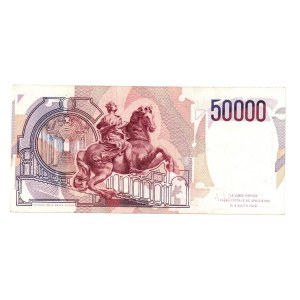Italian Banknotes - ITALIAN REPUBLIC. Banknotes. 50,000 li...