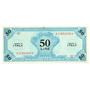 Italian Banknotes - OCCUPATIONS. Allied Military Currency (Am Lire). 5...