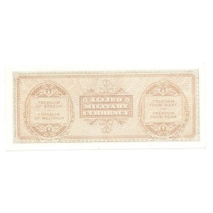 Italian Banknotes - OCCUPATIONS. Allied Military Currency (Am Lire). 5...