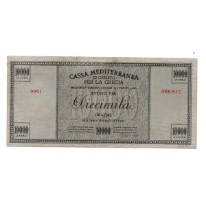 Italian Banknotes - OCCUPATIONS. Cassa Mediterranea di credito per la ...