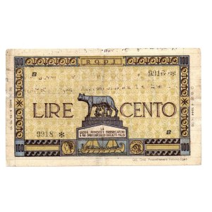 Italian Banknotes - OCCUPATIONS. Rhodes. Provisional Government of the Islands...