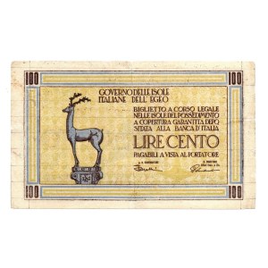 Italian Banknotes - OCCUPATIONS. Rhodes. Provisional Government of the Islands...