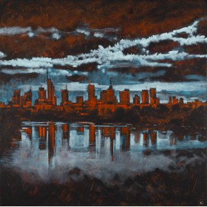 Katarzyna Pruba (b. 1975, Piotrków Trybunalski), Warsaw Nocturne, 2026