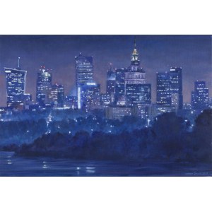 Łukasz Jacek (b. 1978), Evening in Warsaw, 2026