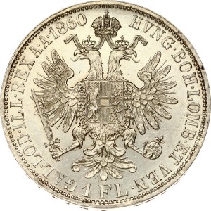 Austria 1 Florin 1860 A