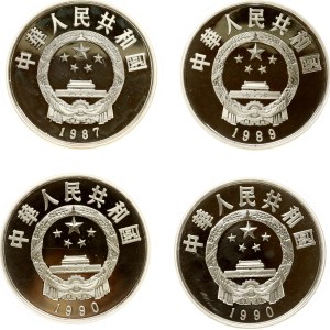 China 5 Yuan 1987-1990 Set of 4 coins