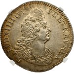 France 1/2 Ecu 1704 A NGC AU 58 TOP POP