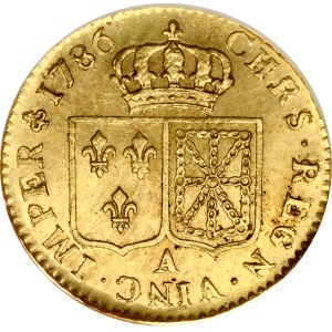 France, Louis d'Or de 1786, classé MS 63 par NGC