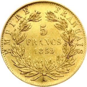 France, 5 francs, 1859 A