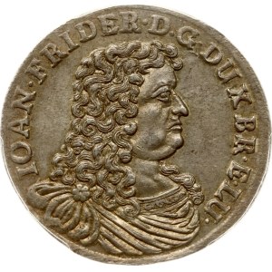 Germany Brunswick-Lüneburg-Calenberg 2/3 Taler 1677 PCGS MS 62