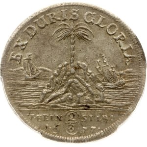 Germany Brunswick-Lüneburg-Calenberg 2/3 Taler 1677 PCGS MS 62
