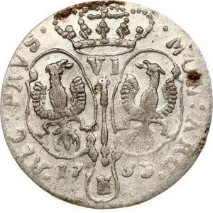 Allemagne, Prusse, 6 Groscher, 1753, E ST