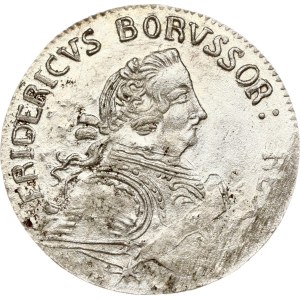 Allemagne, Prusse, 6 Groscher, 1754 E