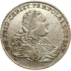 Allemagne, Saxe, Taler de 1763, EDC