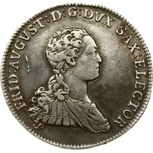 Germany Saxony 2/3 Taler 1768 EDC