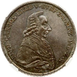 Germany Mainz Taler 1796 FS//IA NGC AU 58