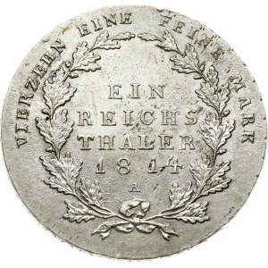 Germany Prussia Taler 1814 A