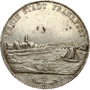 Germany Frankfurt 2 Taler 1841