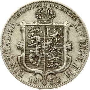 Germany Hannover Taler 1853 B