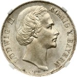 Germany Bavaria Siegestaler 1871 Victory over France NGC MS 63