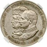 Germany Saxony 5 Mark 1909 Leipzig University NGC MS 65