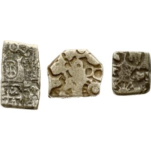India Karshapana ND (500 BC - 300 BC) Lot of 3 coins