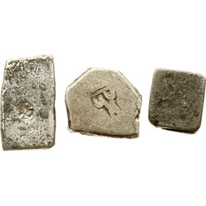 India Karshapana ND (500 BC - 300 BC) Lot of 3 coins