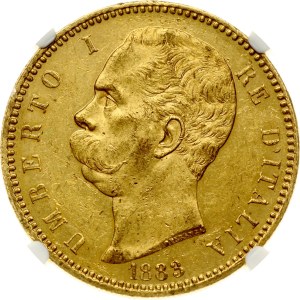 Italy 100 Lire 1883 R NGC MS 61