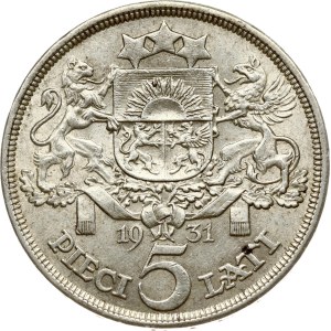 Latvia 5 Lati 1931