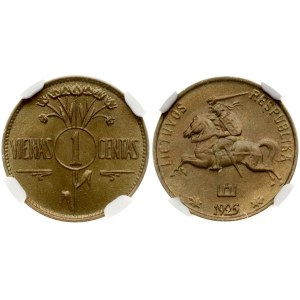 Litauen 1 Centas 1925 NGC MS 67