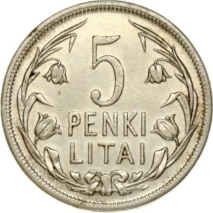 Litauen 5 Litai 1925
