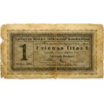 Lithuania 1 Litas 1922 Provisional