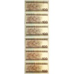 Lithuania 100 Litu 1991 Simonas Daukantas Lot of 6 pcs