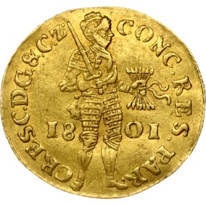 Netherlands Batavian Republic Gelderland Ducat 1801