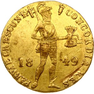 Netherlands Ducat 1849