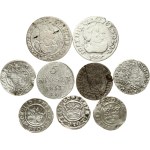 Poland Polgrosz - 5 Groszy 1508-1811 Lot of 9 coins