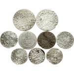 Poland Polgrosz - 5 Groszy 1508-1811 Lot of 9 coins