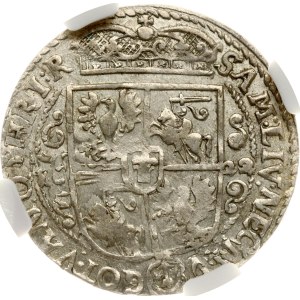 Poland Ort 1622 Bydgoszcz NGC AU 58