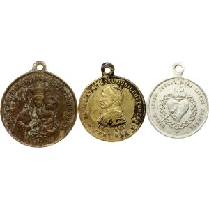 Poland Religious Medals ND Lot of 3 pcs