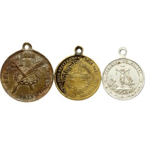 Poland Religious Medals ND Lot of 3 pcs