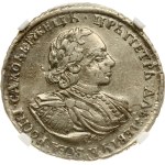 Russia Poltina 1721 NGC AU DETAILS