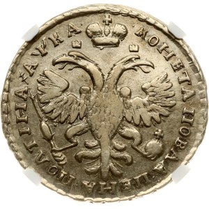 Russia Poltina 1721 NGC AU DETAILS