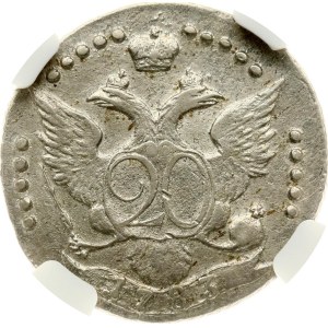 Russia 20 Kopecks 1783 СПБ NGC XF DETAILS