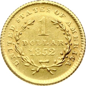 États-Unis, 1 dollar, 1852