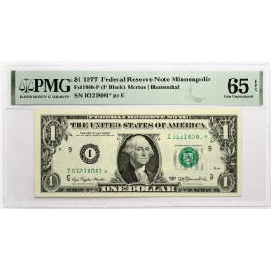 1 dollar américain de 1977, PMG 65, Gem Uncirculated, EPQ