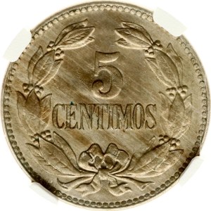 Venezuela, 5 centimos, 1915, NGC MS 64