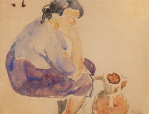 Maria Melania Mutermilch \ Mela Muter (1876 Warszawa - 1967 Paryż), Zamyślona